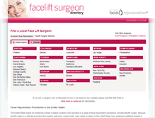 Tablet Screenshot of facialrejuvenationsurgeons.com